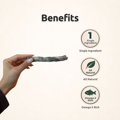 AUCTION ONLY - Freezbone Cod Skin Twists Dog Treats