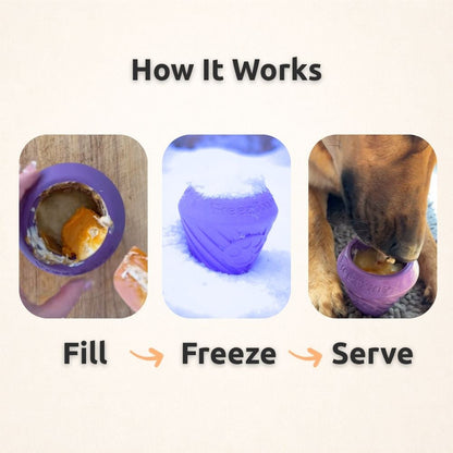 AUCTION ONLY - FreezCone – The Ice-Cream–Shaped Enrichment Dogs