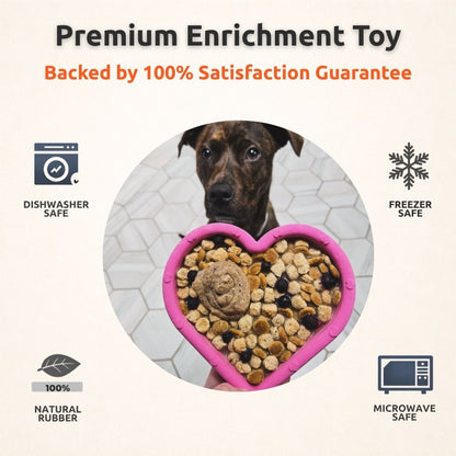 AUCTION ONLY - FreezHeart - Durable Heart Enrichment Chew