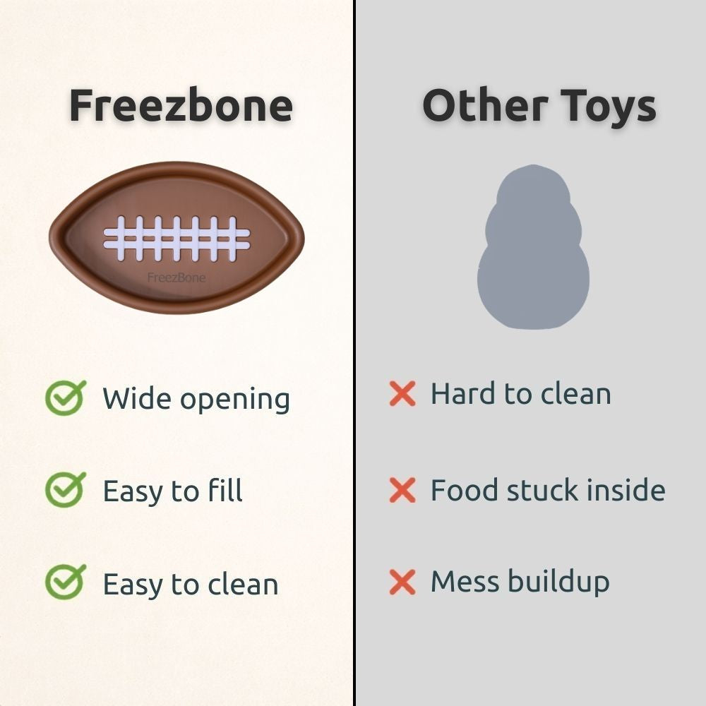 AUCTION ONLY - FreezFootball - Tough Enrichment Football Toy