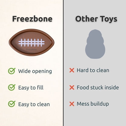 AUCTION ONLY - FreezFootball - Tough Enrichment Football Toy