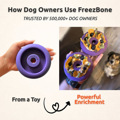 AUCTION ONLY - FreezDoughnut - Super Durable Treat Toy For Touch Chewers