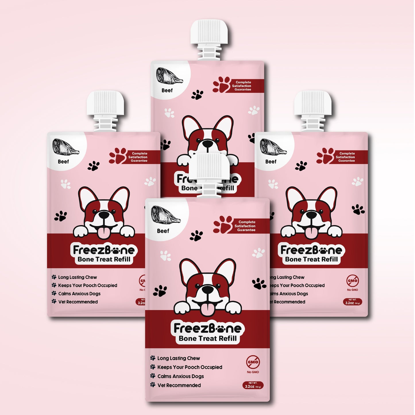 Bone Refills Dog Meat 90 Grams (4 Pack)®