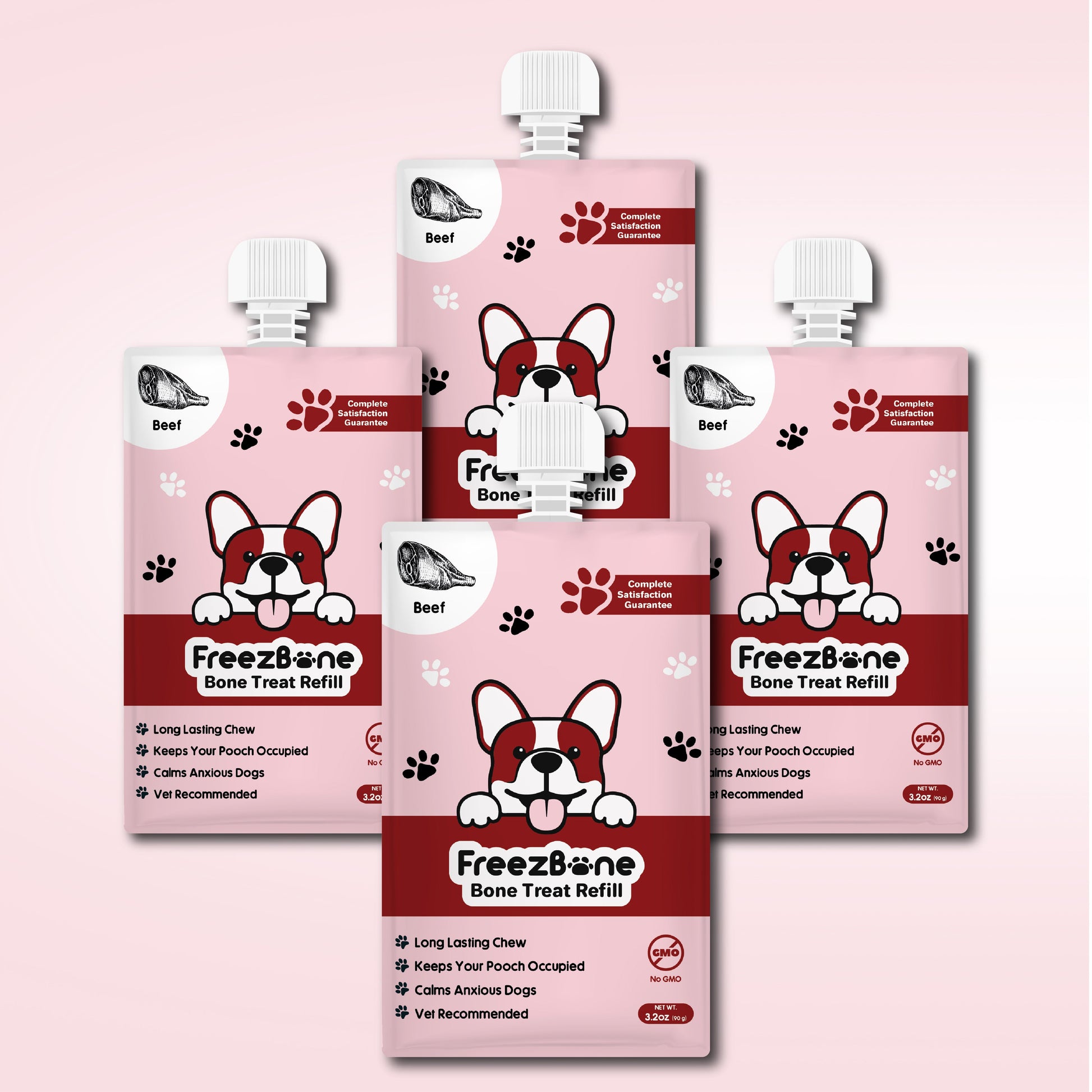 Bone Refills Dog Meat 90 Grams (4 Pack)®