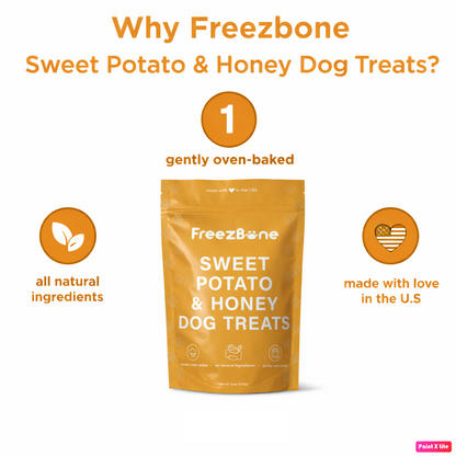 Freezbone Sweet Potato & Honey Dog Treats