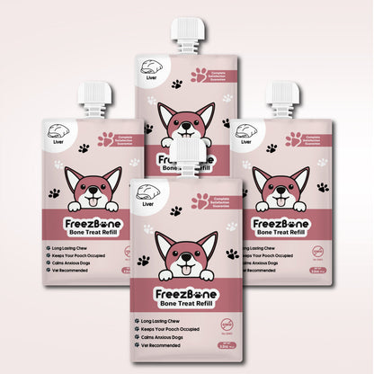 Bone Refills Dog Meat 90 Grams (4 Pack)®