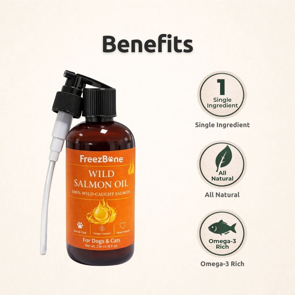 AUCTION ONLY - FREEZBONE WILD SALMON OIL